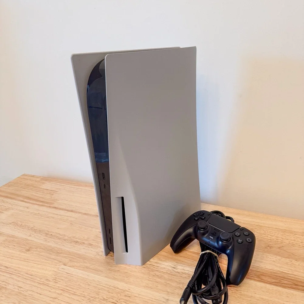 Sony PlayStation 5 PS5 Disc Edition Console 825 GB & Black DualSense Controller